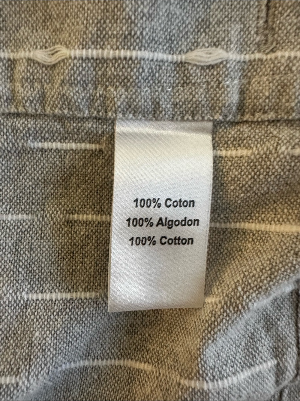Shower curtain 100% cotton like new - Picture 4 of 5